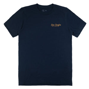 STRIPER PATCH TEE NAVY