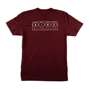 LINK UP Premium S/S T-shirt Maroon