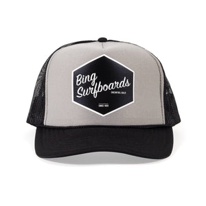 HEX TRUCKER HAT BLACK/GREY