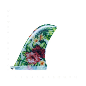 ISLAND FIN DESIGN NUI WHITE ALOHA 9.5"
