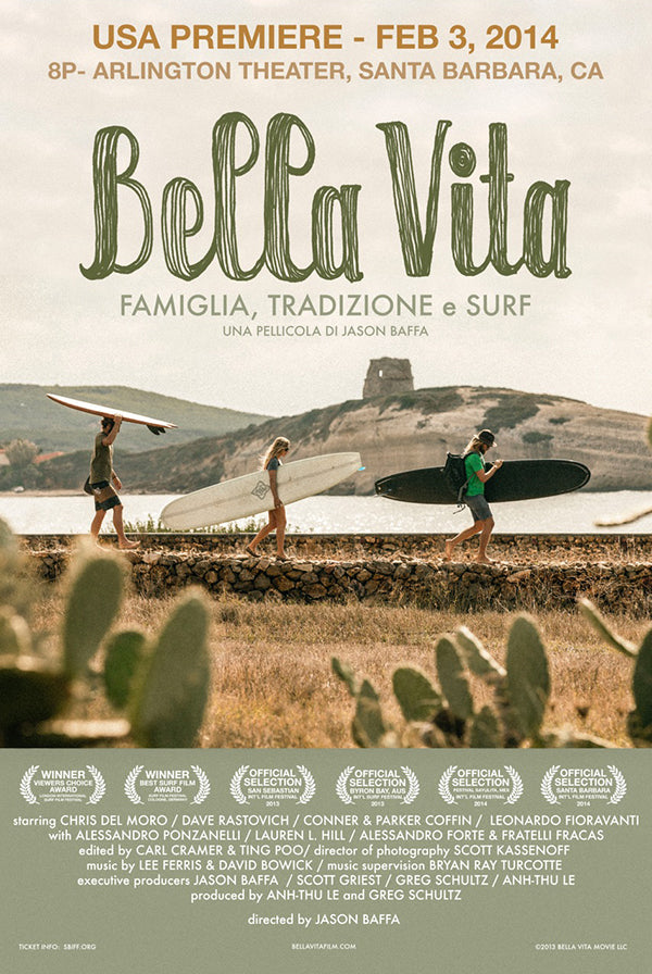 Bella Vita Film Showing at La Paloma, Encinitas – Earth Day April 22nd