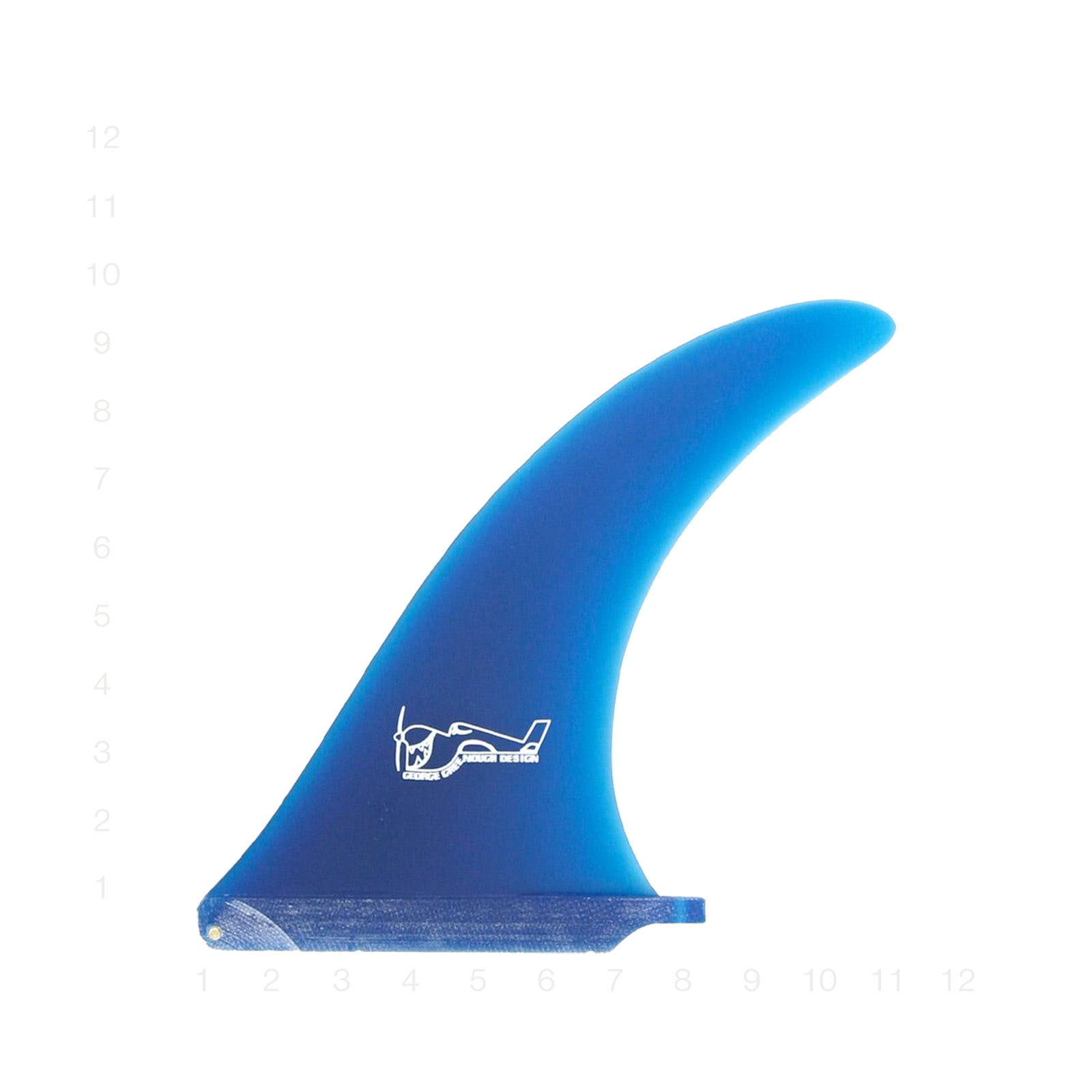TRUE AMES GREENOUGH 4A Fin 10.0" BLUE