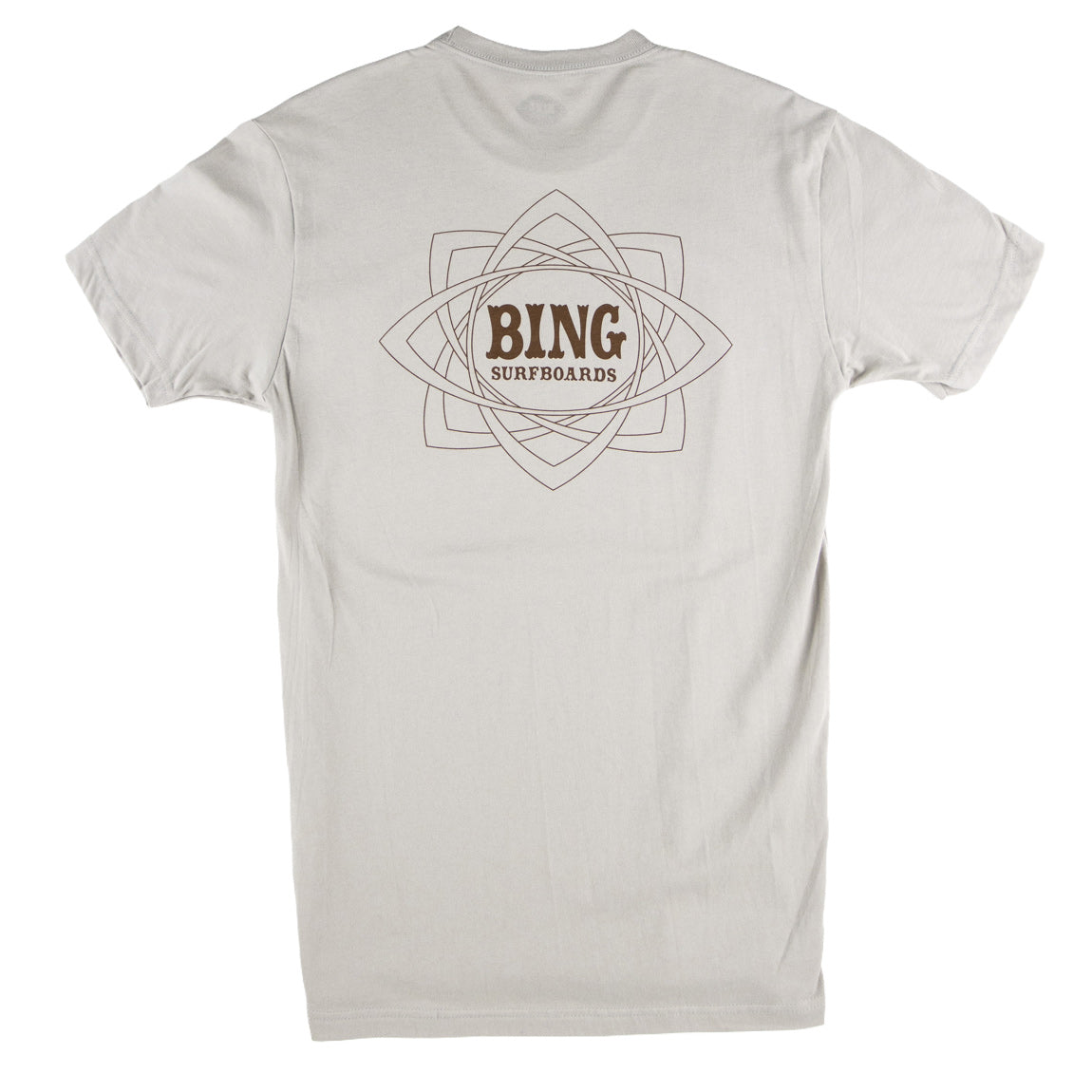 Mandala II Premium S/S T-Shirt - Light Grey - Bing Surfboards