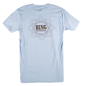 Mandala II Premium S/S T-Shirt - Stonewash Denim - Bing Surfboards