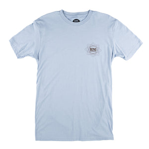 Mandala II Premium S/S T-Shirt - Stonewash Denim - Bing Surfboards