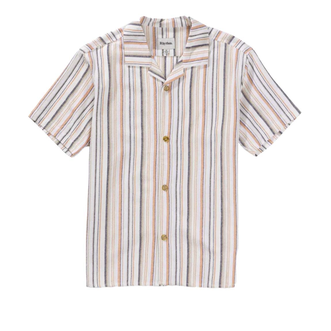 RHYTHM VACATION STRIPE SHIRT - NATURAL