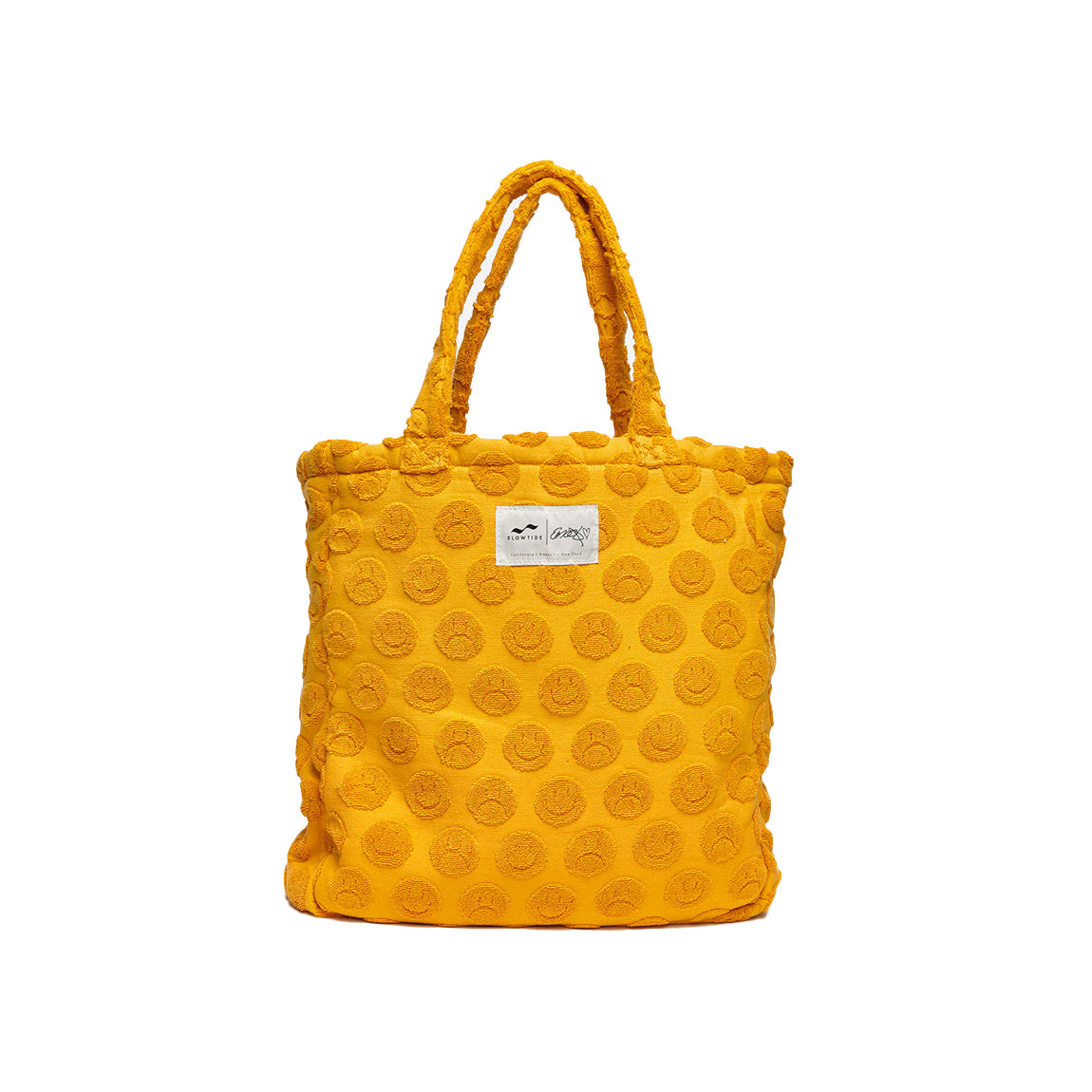 SLOWTIDE TERRY TOTE - HAPPY SAD