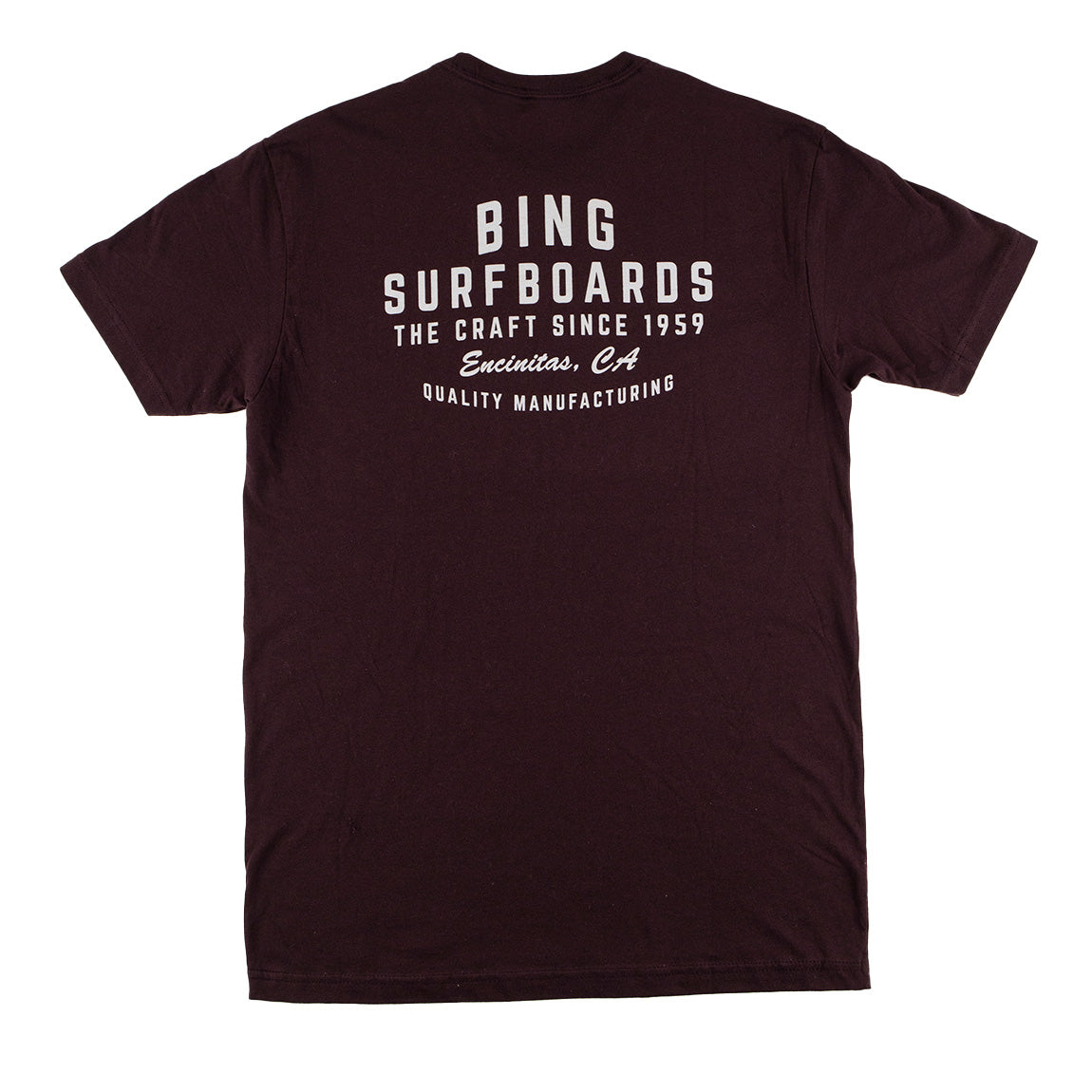 Quality Manufacturing S/S T-Shirt - Oxblood