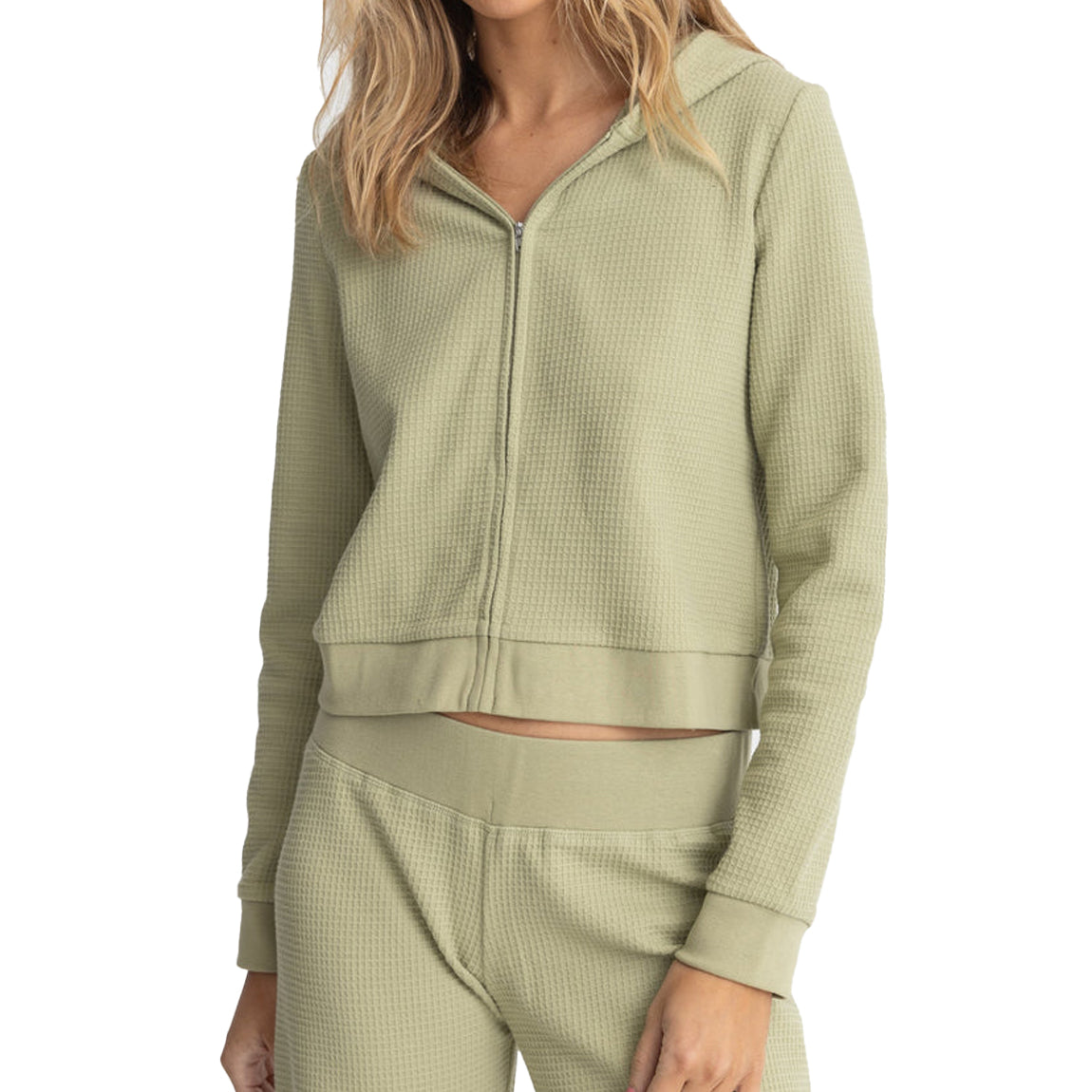 RHYTHM LIGHT LAYER ZIP - SAGE