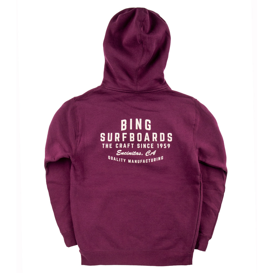 QUALITY MANUFACTURING Premium Hooded Sweatshirt - Maroon
