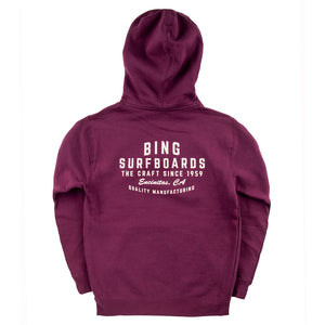 QUALITY MANUFACTURING Premium Hooded Sweatshirt - Maroon
