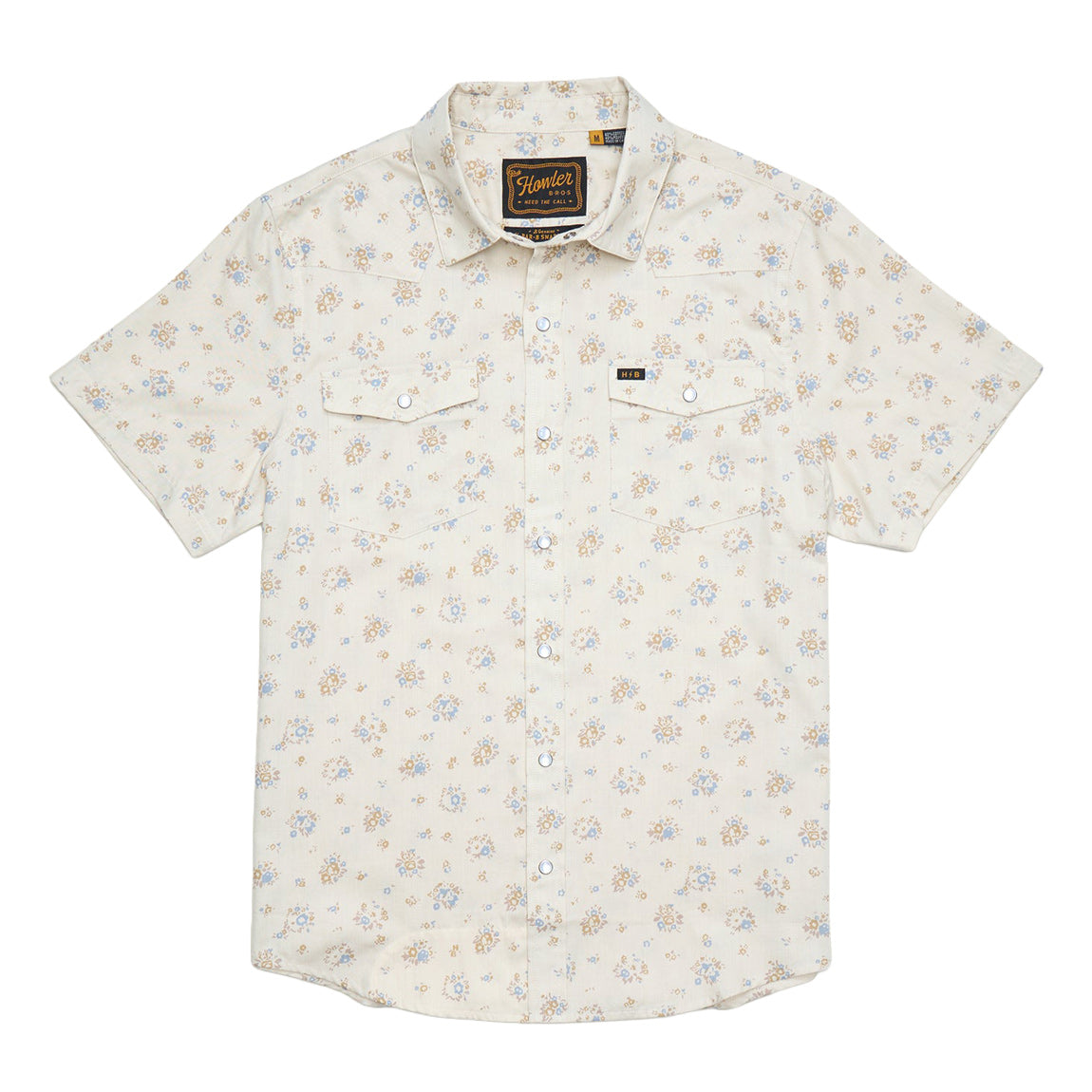 HOWLER H BAR SNAP SHIRT - BOUQUET BEIGE - Bing Surfboards