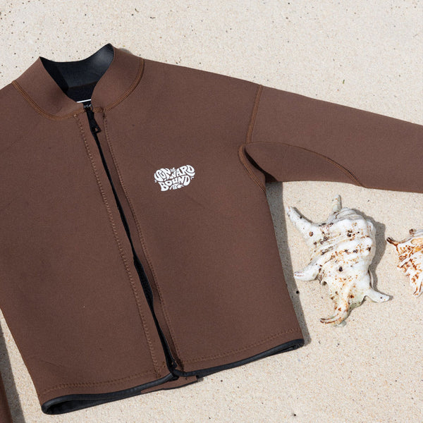 SUNWARD BOUND WETSUIT JACKET - COFFEE
