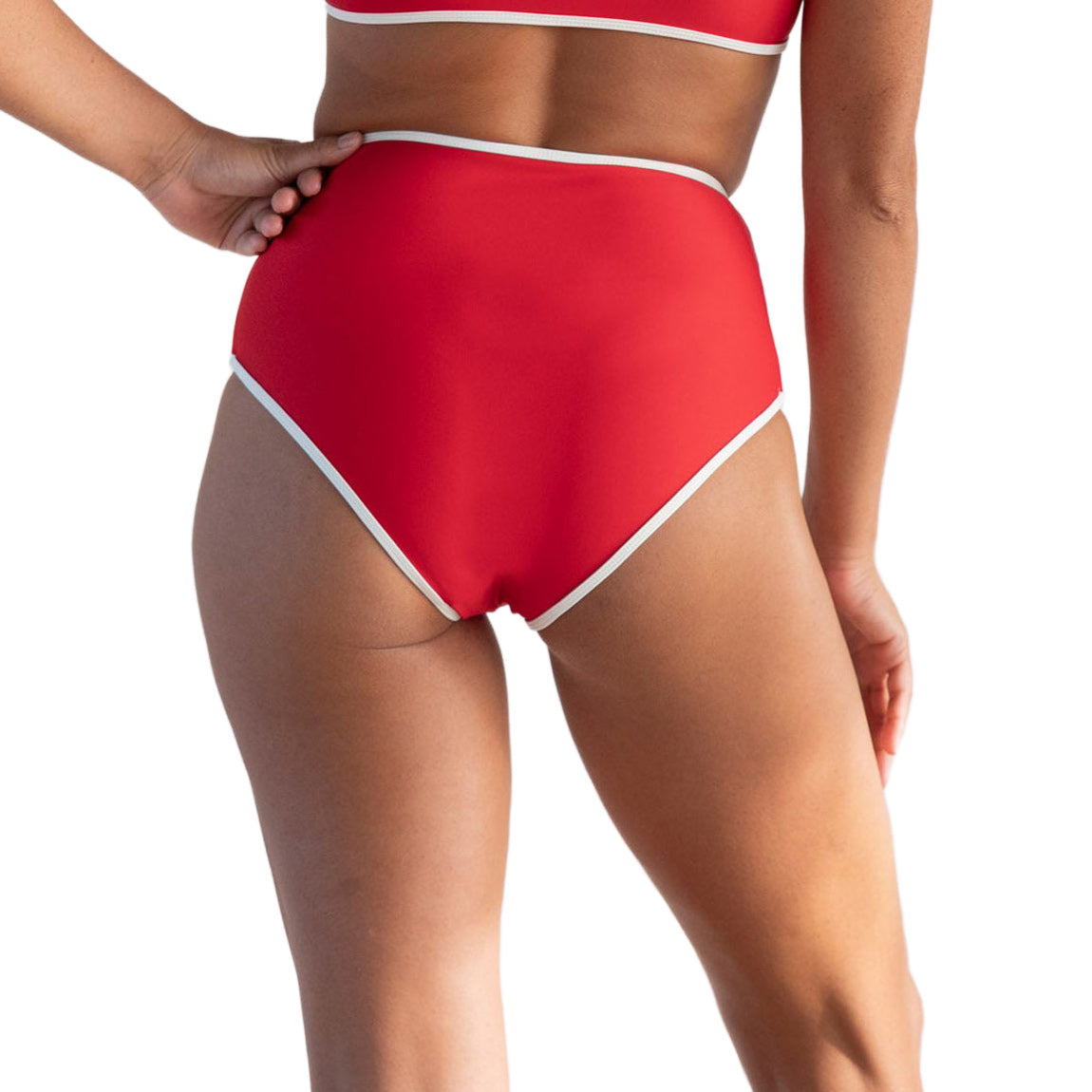 SEPTEMBER ISLAND BIKINI BOTTOM - LAVA RED