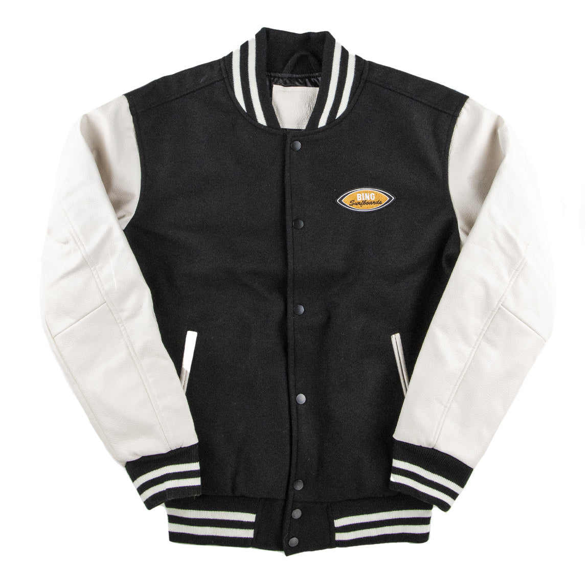 サーフィン・ボディボード BING SURFBOARD COACHES JACKET BLACK Bing Jackets - Bing Surfboards