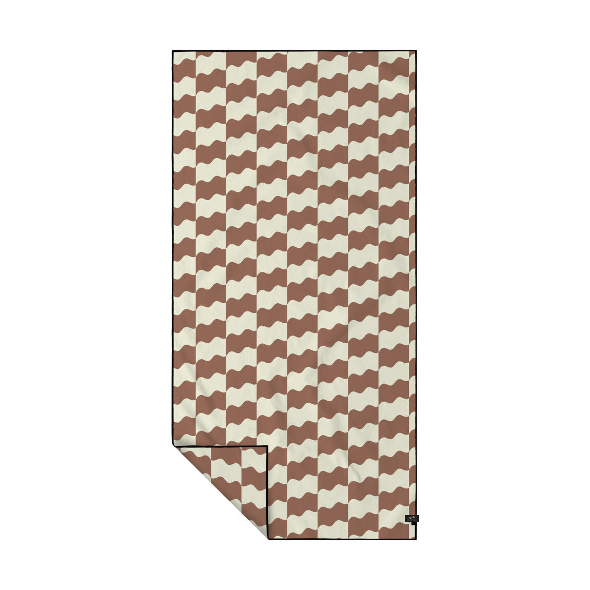 SLOWTIDE CHECKER TOWEL - MOUSSE