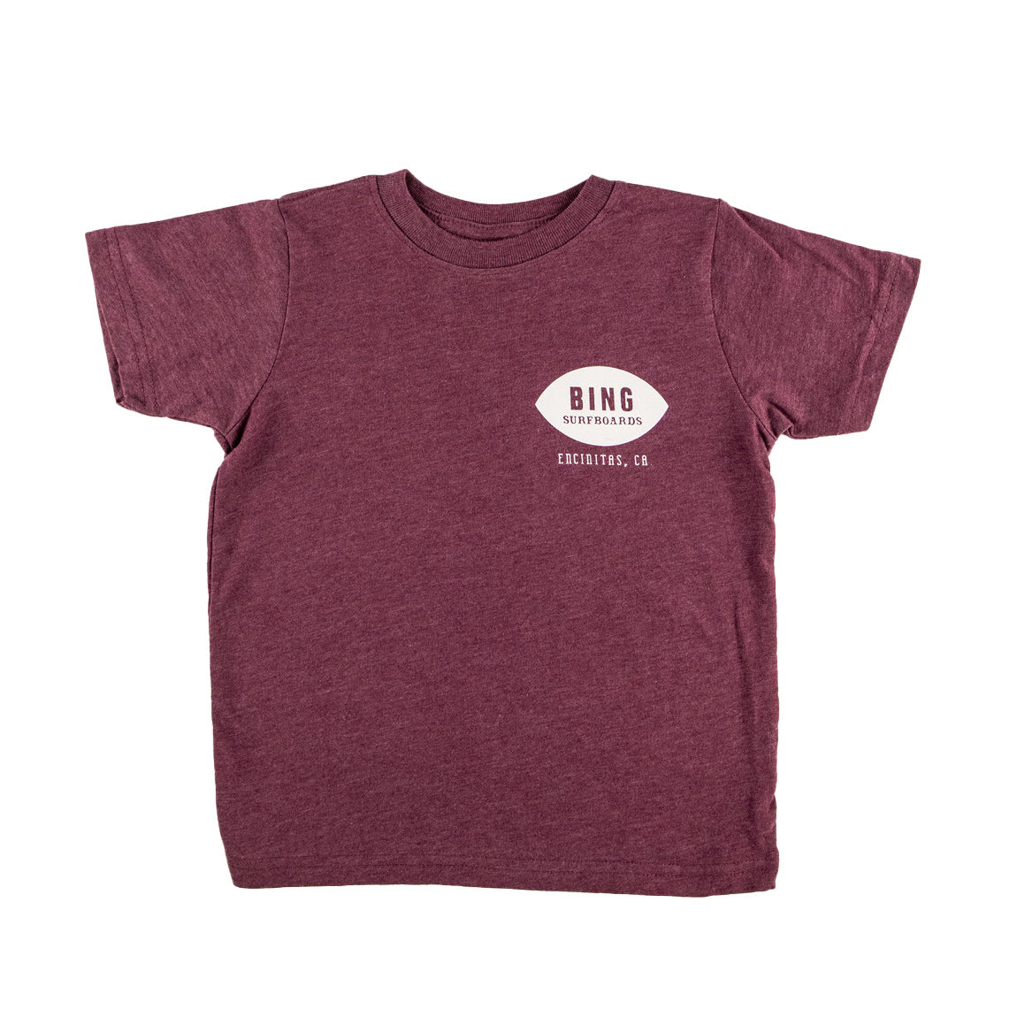 CLASSIC ENCINITAS II Triblend Toddler S/S T-Shirt - Burgundy