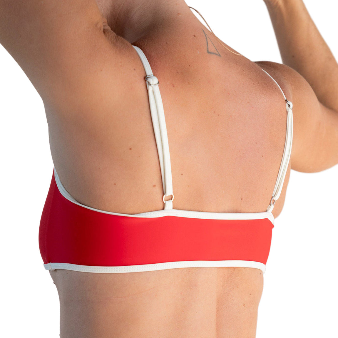 SEPTEMBER RIVER BIKINI TOP - LAVA RED