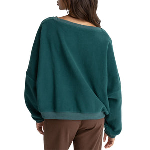 RHYTHM SLOUCH FLEECE - SEA GREEN