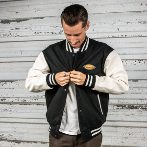 BING 1965 VARSITY JACKET - BLACK/WHITE