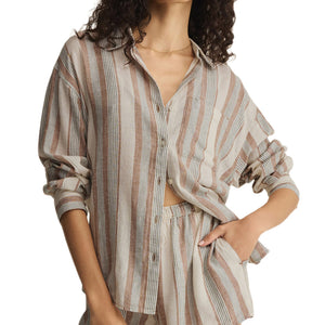 Z SUPPLY PERFECT STRIPE TOP - COCONUT