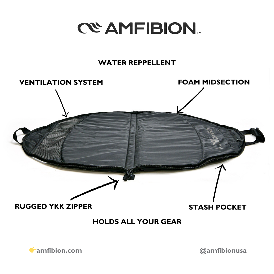 AMFIBION STOWAWAY CHANGING BAG - BLACK