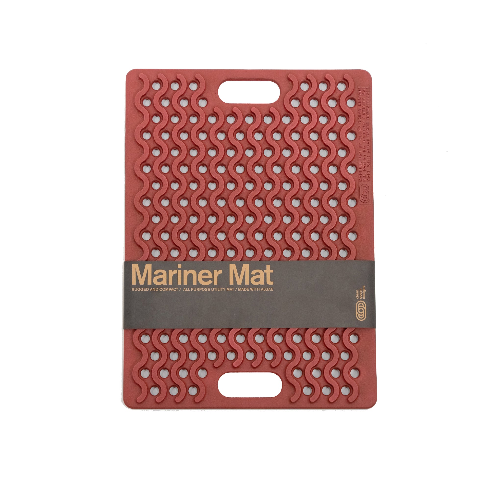 CLEAN OCEAN MARINER MAT - BURGUNDY