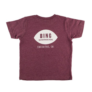 CLASSIC ENCINITAS II Triblend Toddler S/S T-Shirt - Burgundy