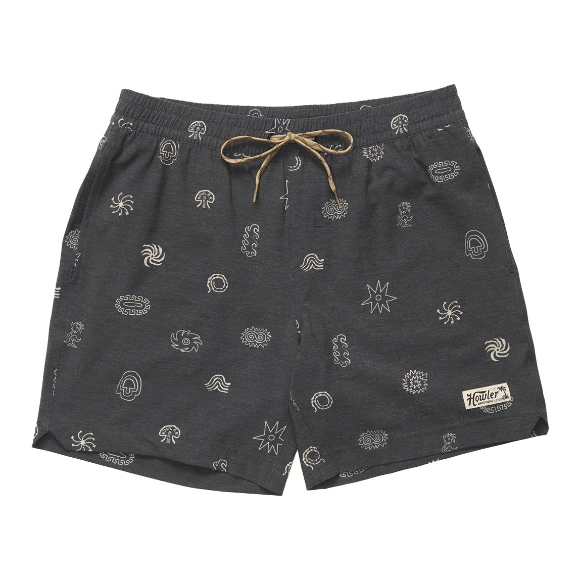 HOWLER BROS. DEEP SETS TRUNKS - MEMENTO BLACK