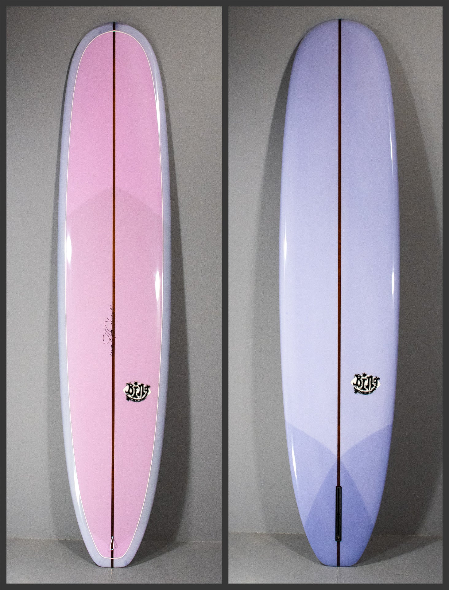 Gloss Polish Beacon Surfboard Lavender Bottom Pink Top