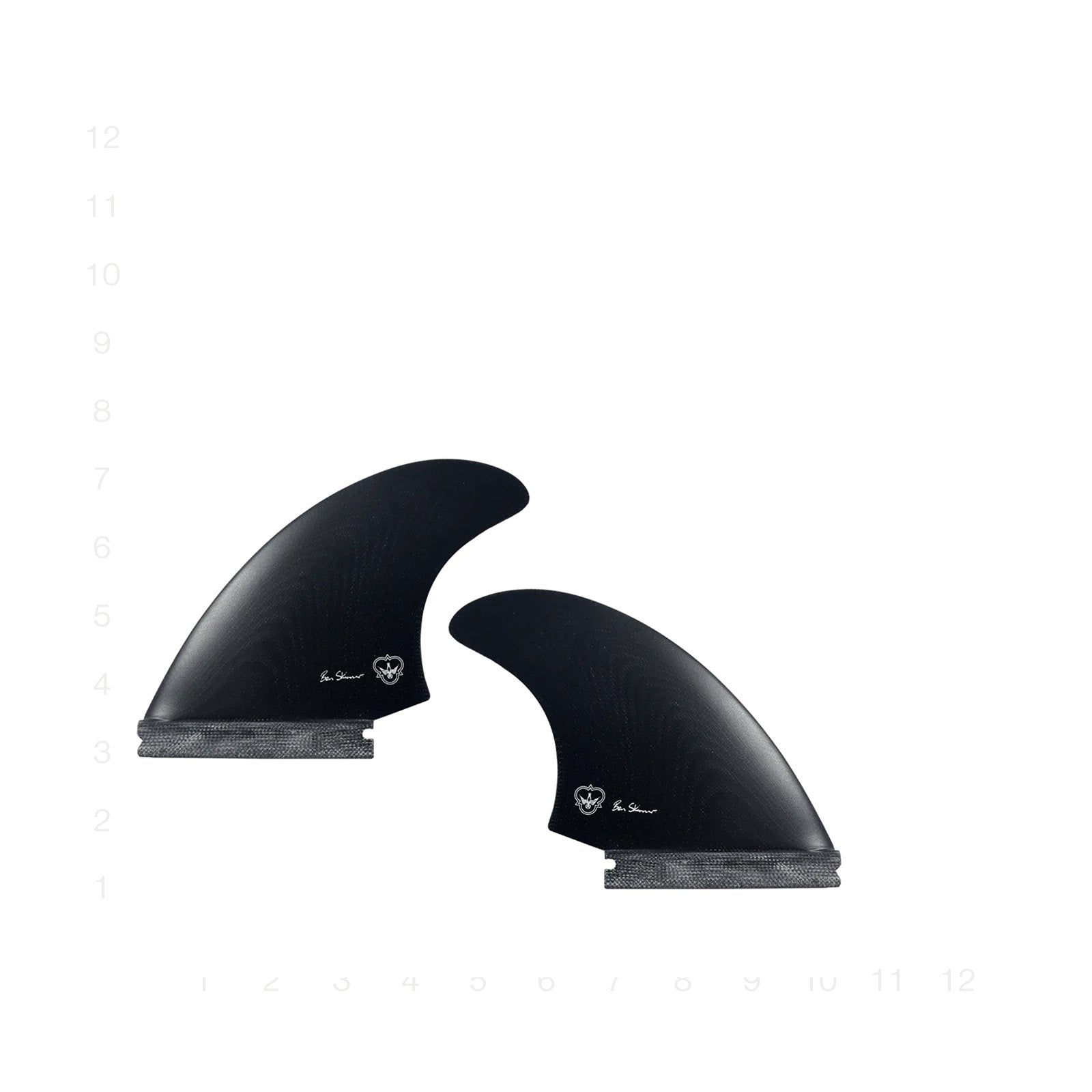 FLYING DIAMONDS SKINDOG TWIN FINS - BLACK