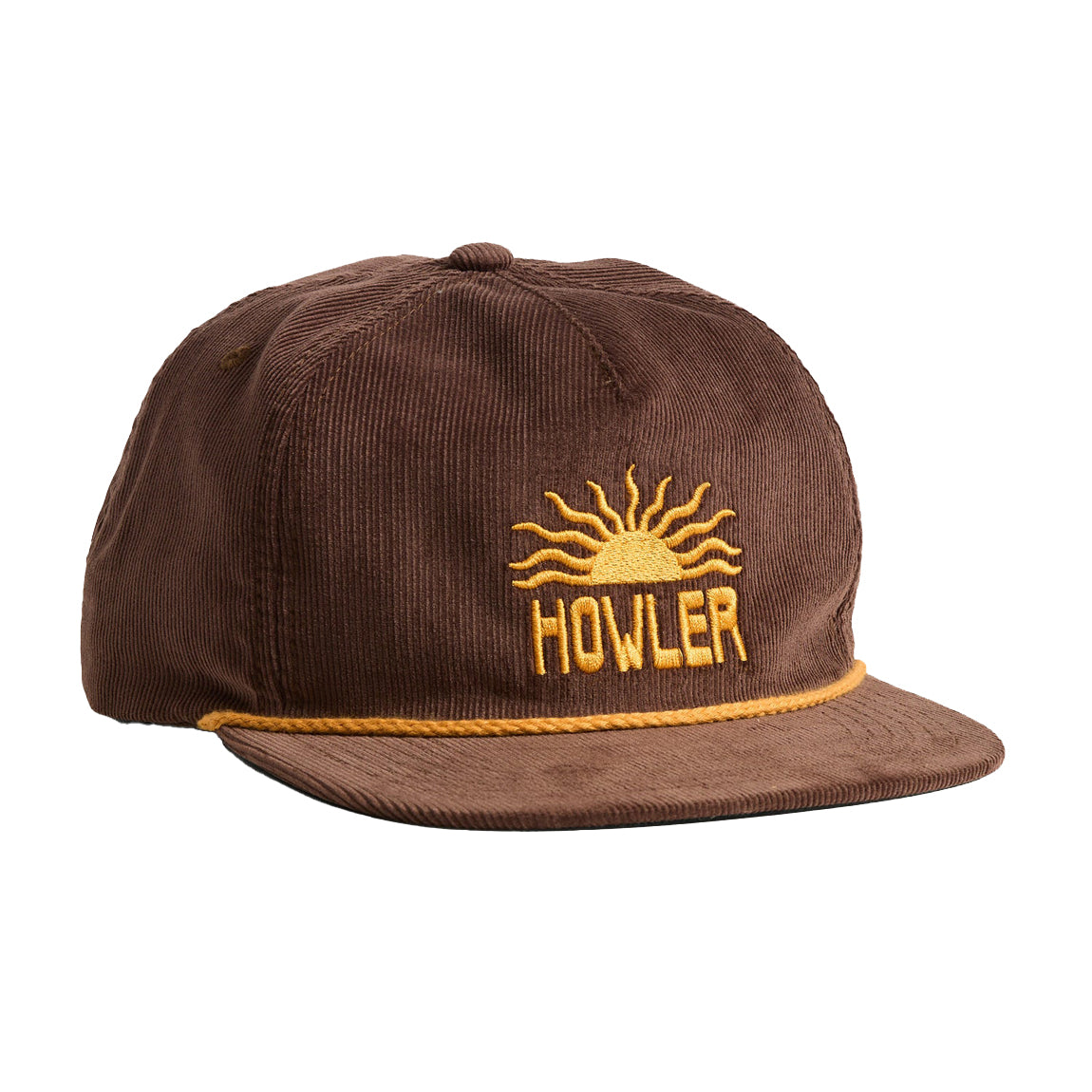 HOWLER BROS. EL SOL HAT - BROWN CORD
