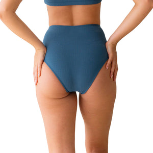 SEPTEMBER LUCKY BIKINI BOTTOM - OCEAN BLUE