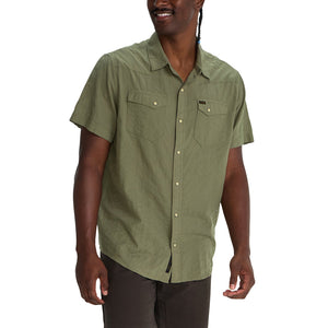HOWLER H BAR SNAP SHIRT - CADET