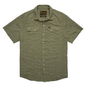 HOWLER H BAR SNAP SHIRT - CADET
