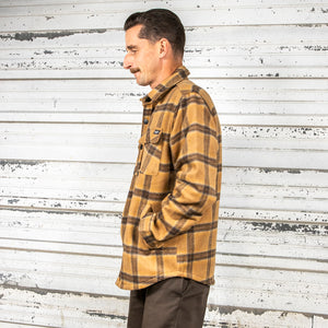 BING FORTE FLANNEL JACKET - BROWN