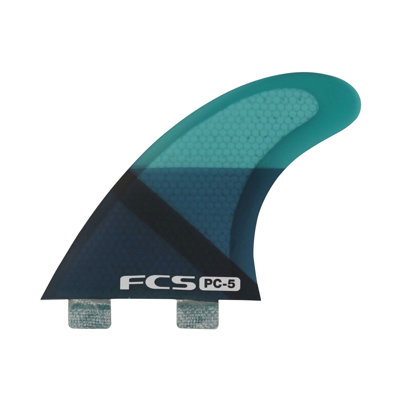FCS PC-5 Tri-Quad Fins Blue Slice