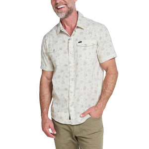 HOWLER H BAR SNAP SHIRT - BOUQUET BEIGE