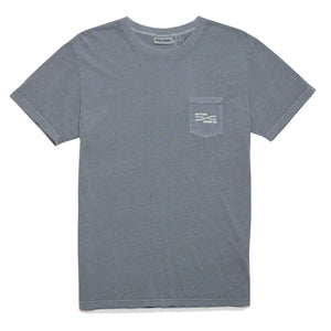Rhythm Pocket T-Shirt Stone Blue