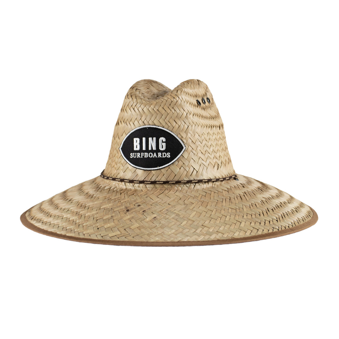 サーフィン・ボディボード BING SURFBOBRDS / LIFEGUARD STRAW HAT eBodyboarding Surf Straw Sun Lifeguard Beach Hat - Youth