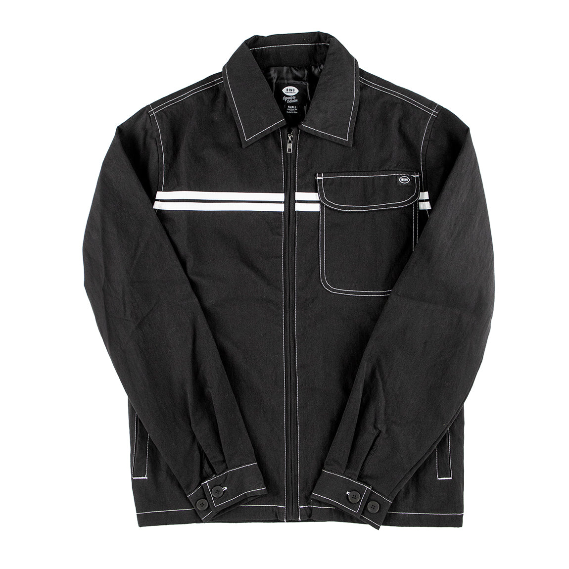 BING COMPETITION JACKET - BLACK - Bing Surfboards
