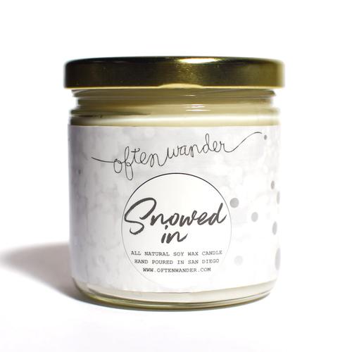 Often Wander Holiday Candle - Snowed In