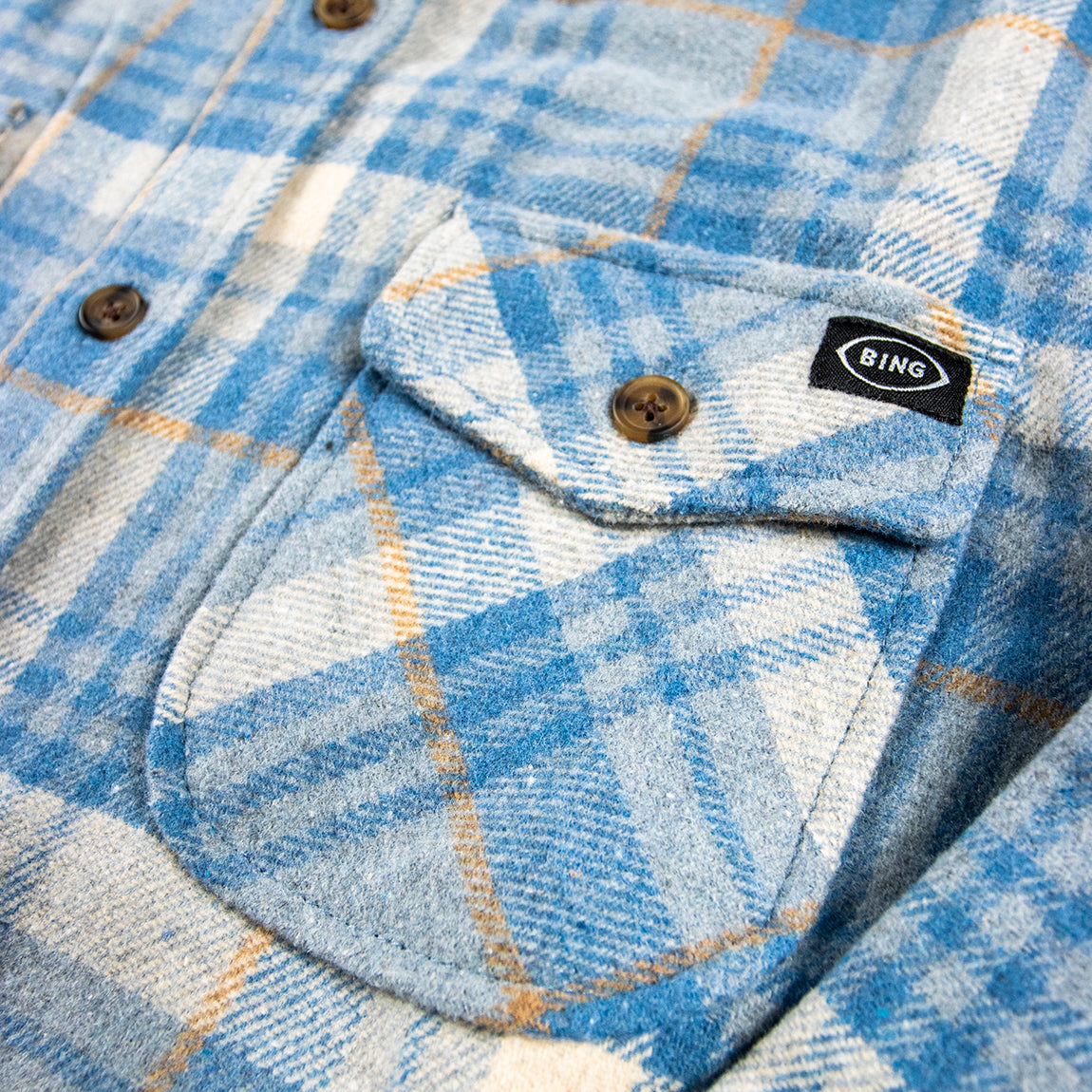 BING DUSTIN FLANNEL - BLUE