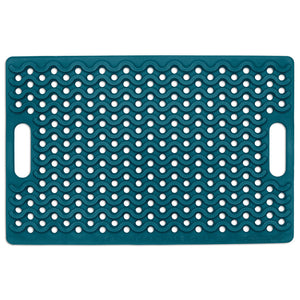 Blue Green Ocean Designs Floor Mat