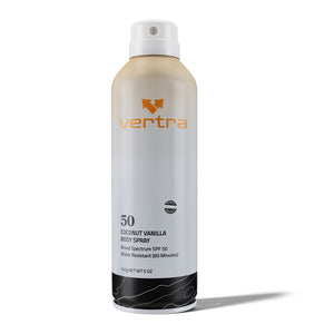 VERTRA 50+ COCONUT VANILLA BODY SPRAY