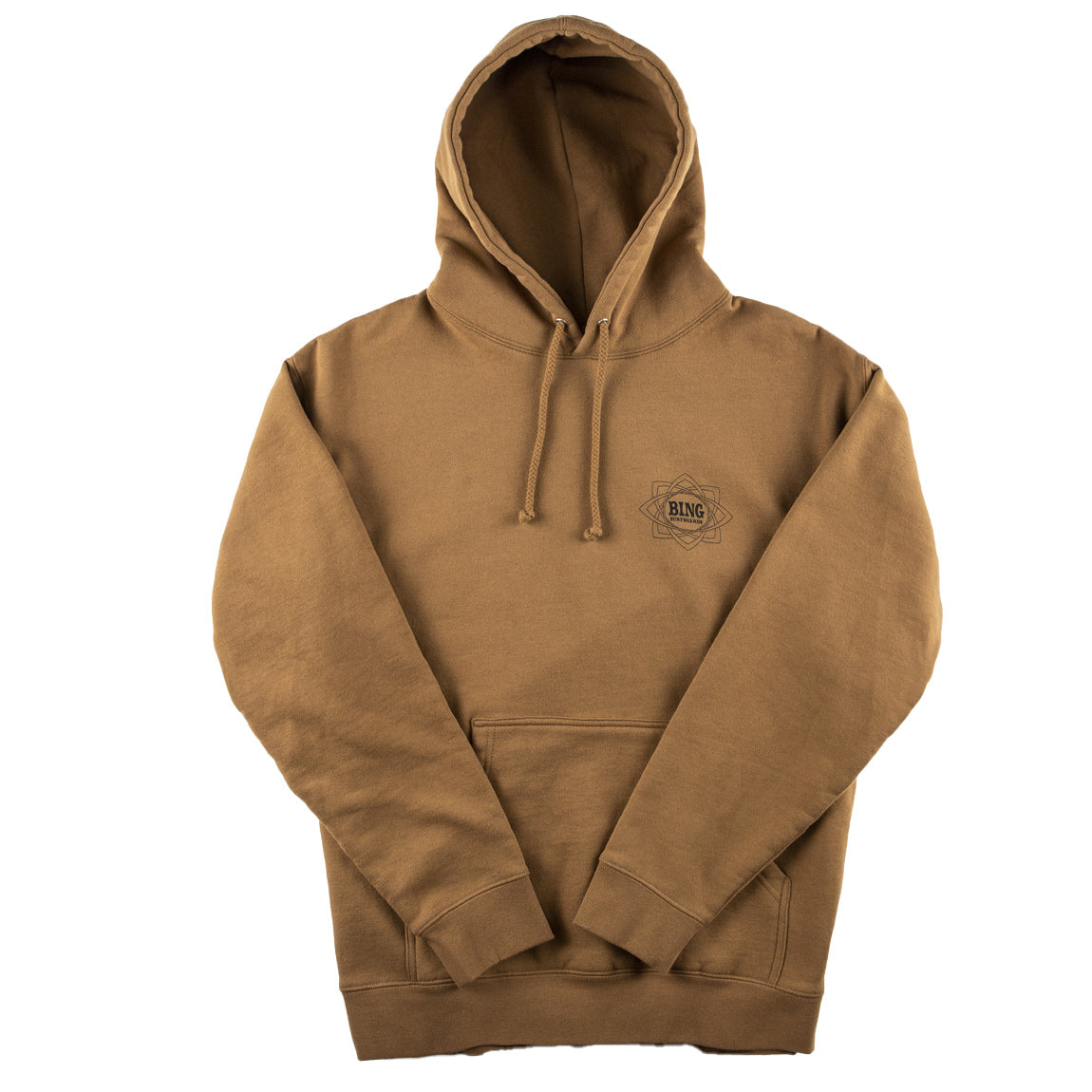 MANDALA II Premium Hooded Sweatshirt - Saddle