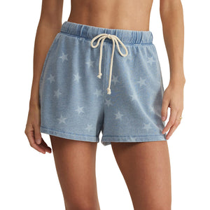 Z SUPPLY WRITTEN IN STARS SHORT - INDIGO
