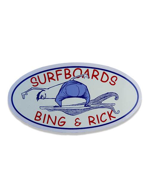 BING AND RICK STICKER