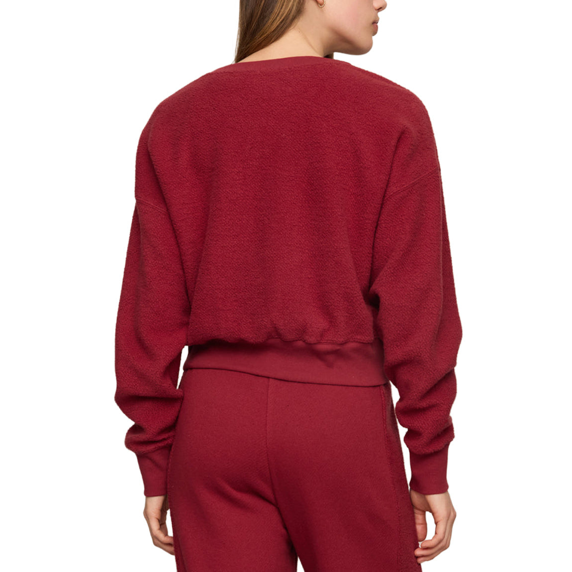 Z SUPPLY CLUBHOUSE SWEATSHIRT - RED DAHLIA