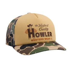 HOWLER BROS. WESTERN WEAR HAT - CAMO/KHAKI